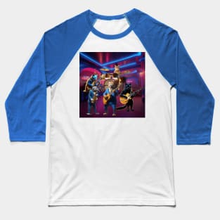 Jeffy and The Alley Cats Blues Band Baseball T-Shirt